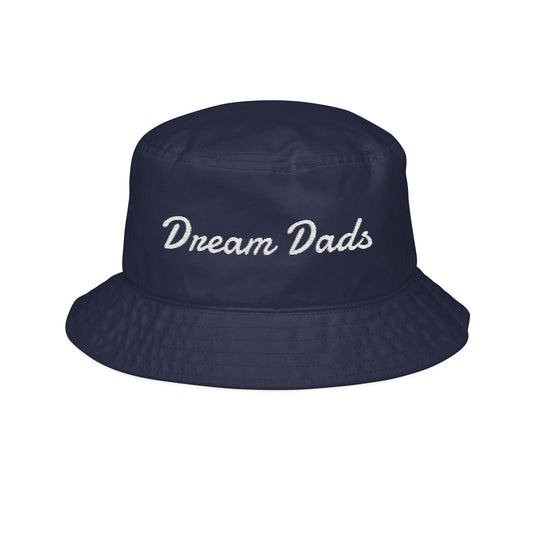 Dream Dads Embroidered Bucket Hat — Casual Dad Logo Sun Hat