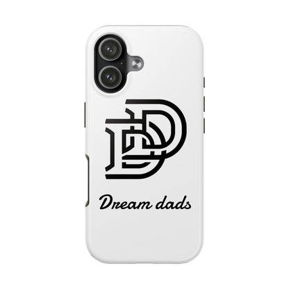 Dream Dads Tough Phone Case — Minimal Monogram DD Phone Cover for Fathers, Father’s Day Gift