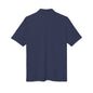 Orange Performance Polo with 'D' Chest Logo — Men's Golf & Team Shirt