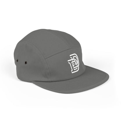 Embroidered D Logo 5-Panel Cap — Minimal Streetwear Hat