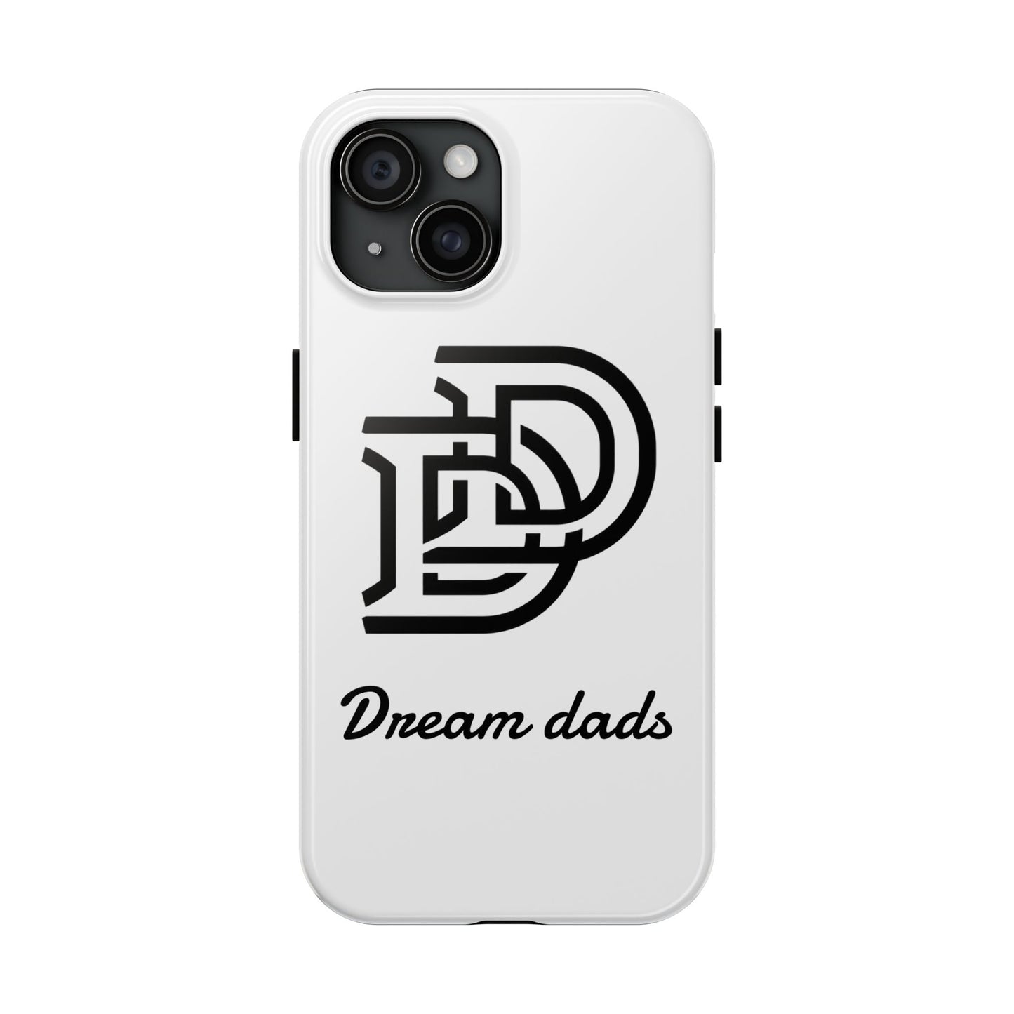 Dream Dads Tough Phone Case — Minimal Monogram DD Phone Cover for Fathers, Father’s Day Gift
