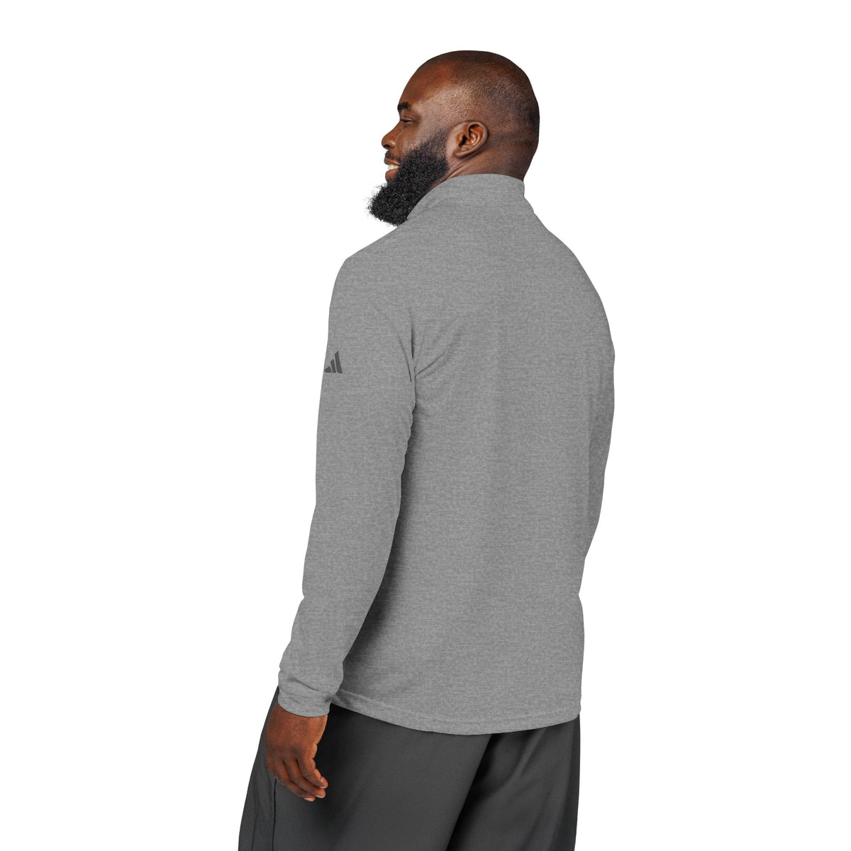 Embroidered Quarter-Zip Pullover x Adidas®