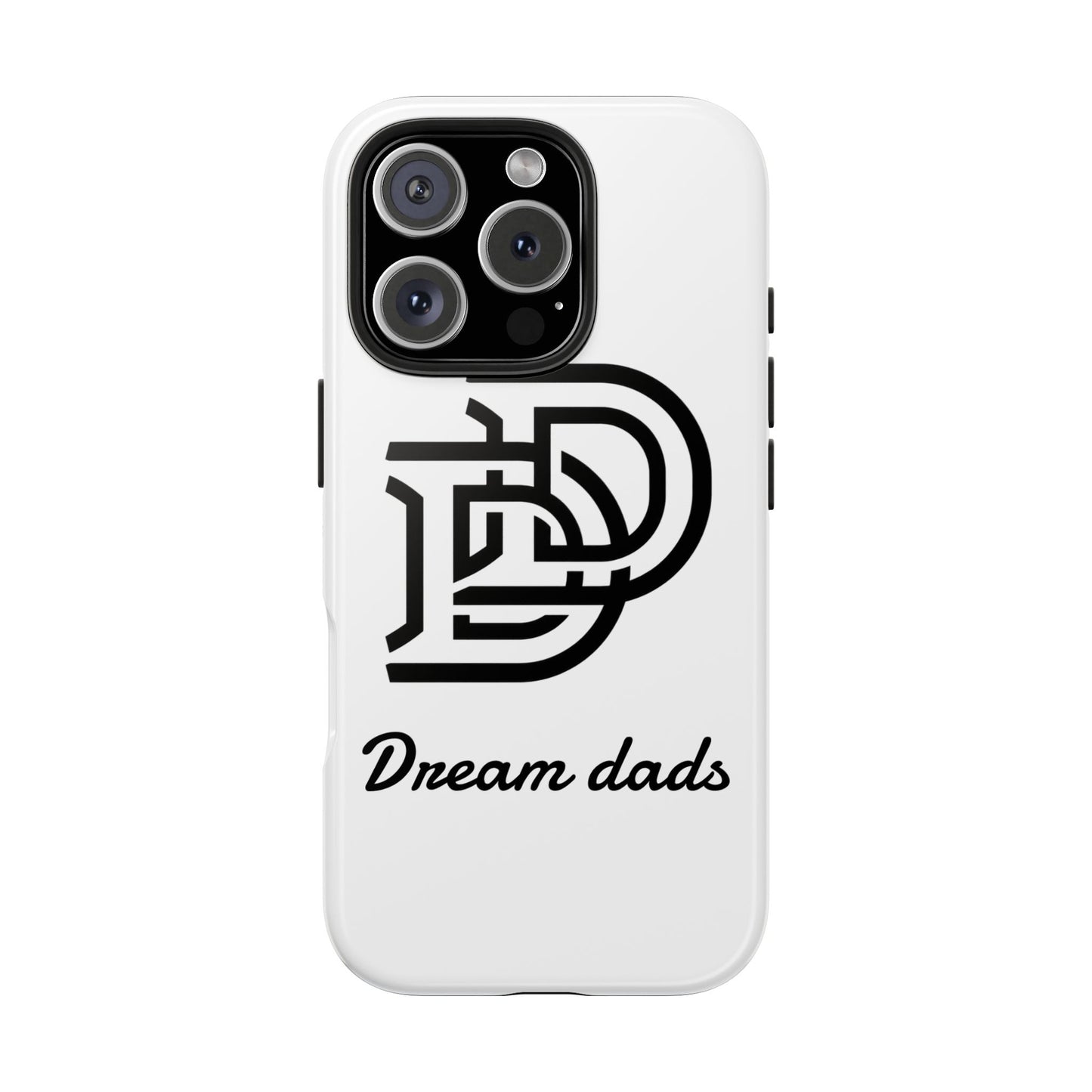 Dream Dads Tough Phone Case — Minimal Monogram DD Phone Cover for Fathers, Father’s Day Gift
