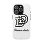 Dream Dads Tough Phone Case — Minimal Monogram DD Phone Cover for Fathers, Father’s Day Gift