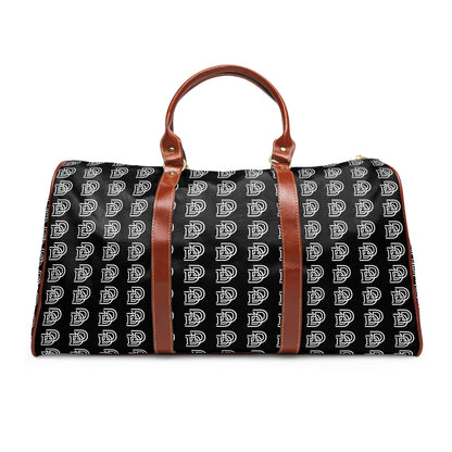 Monogram Waterproof Travel Duffle Bag — Black Patterned Weekender