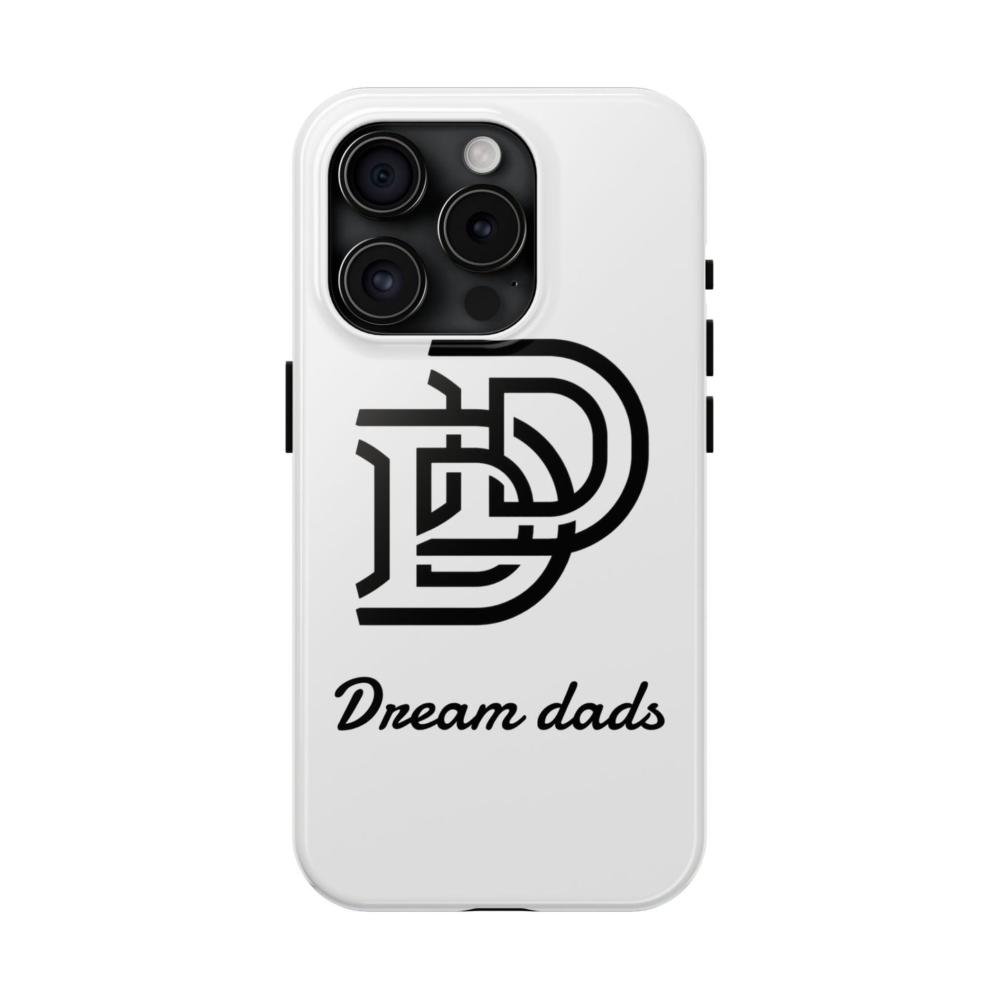 Dream Dads Tough Phone Case — Minimal Monogram DD Phone Cover for Fathers, Father’s Day Gift