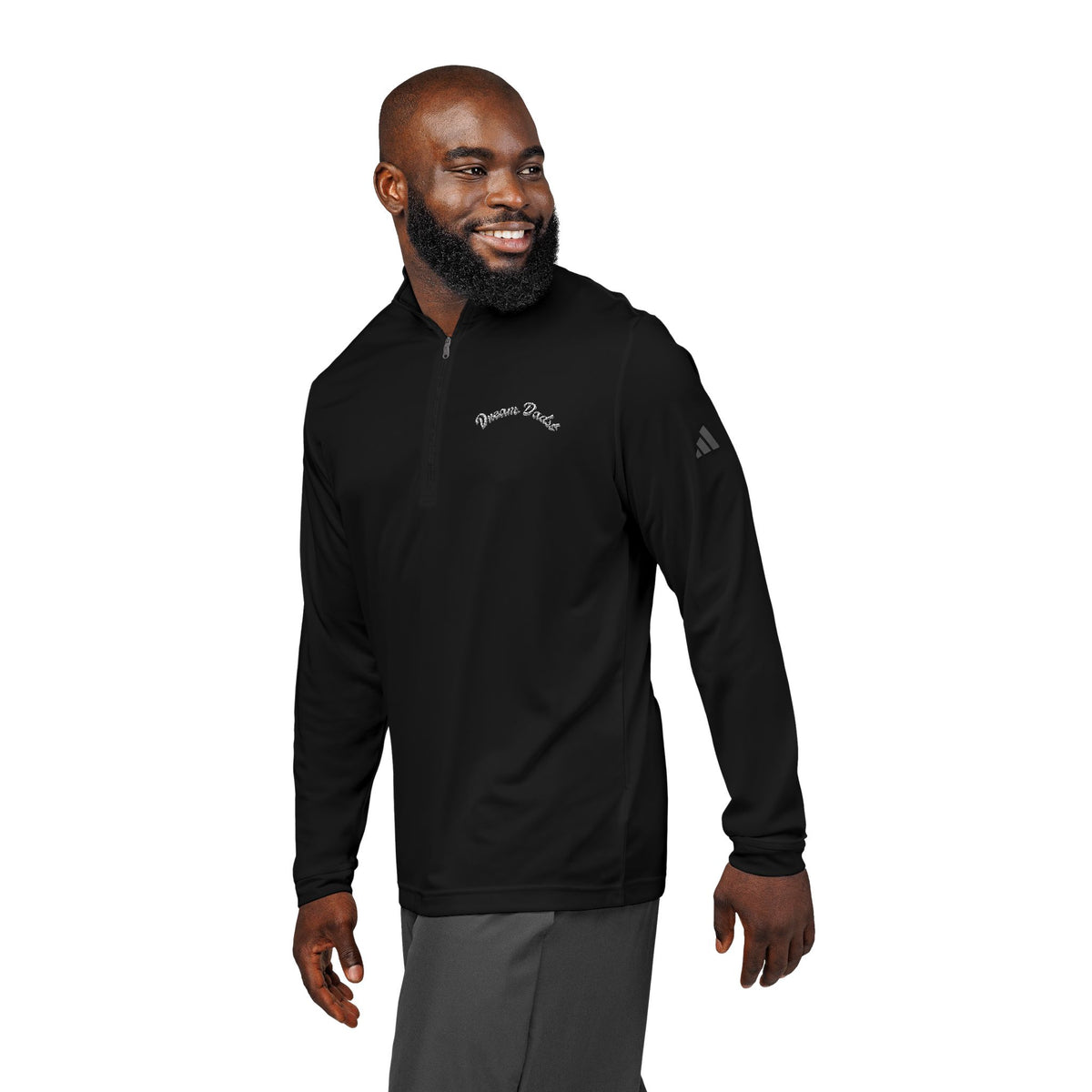 Embroidered Quarter-Zip Pullover x Adidas®