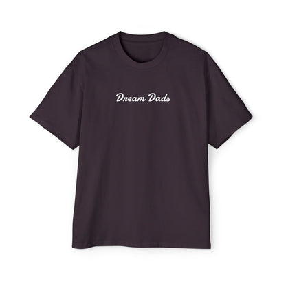 Dream Dads Tee — 'Dream Social Club Dads' Red Oversized Men's T-Shirt