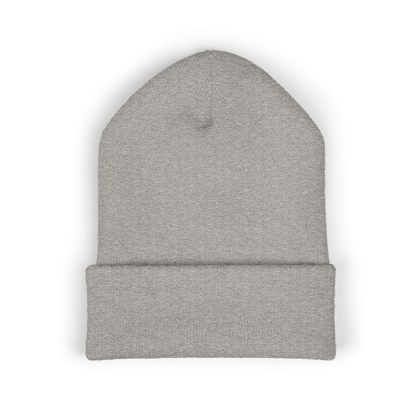 Embroidered Monogram Cuffed Beanie — Classic Initial D Knit Hat