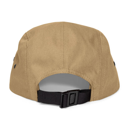 Embroidered D Logo 5-Panel Cap — Minimal Streetwear Hat