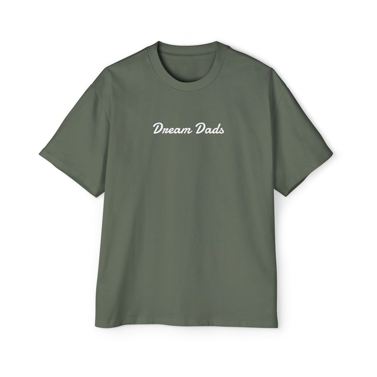 Dream Dads Tee — 'Dream Social Club Dads' Red Oversized Men's T-Shirt