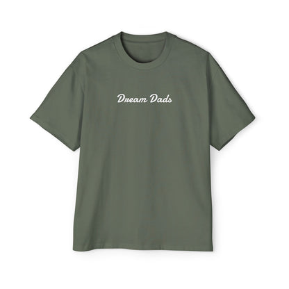 Dream Dads Tee — 'Dream Social Club Dads' Red Oversized Men's T-Shirt