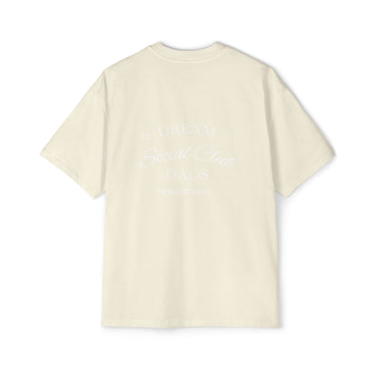 Dream Dads Tee — 'Dream Social Club Dads' Red Oversized Men's T-Shirt