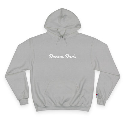 Dream Dads Hoodie — Minimal Script Front & Interlocking DD Back Pullover