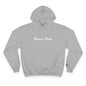 Dream Dads Hoodie — Minimal Script Front & Interlocking DD Back Pullover