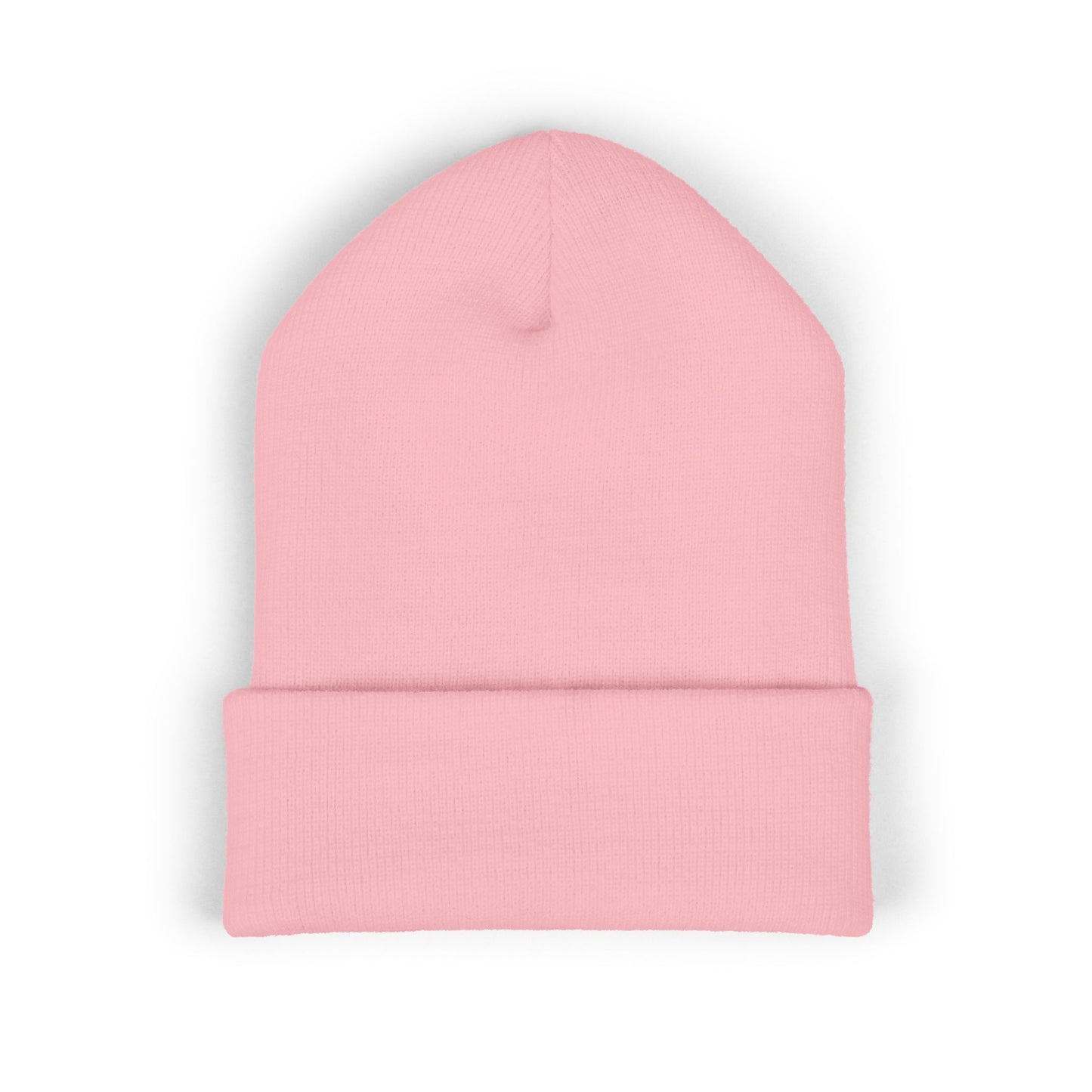 Embroidered Monogram Cuffed Beanie — Classic Initial D Knit Hat