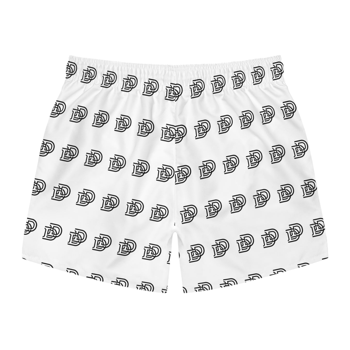 Monogram D Pattern All-Over Print Swim Trunks