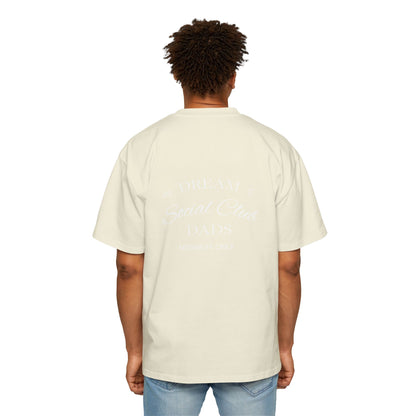 Dream Dads Tee — 'Dream Social Club Dads' Red Oversized Men's T-Shirt