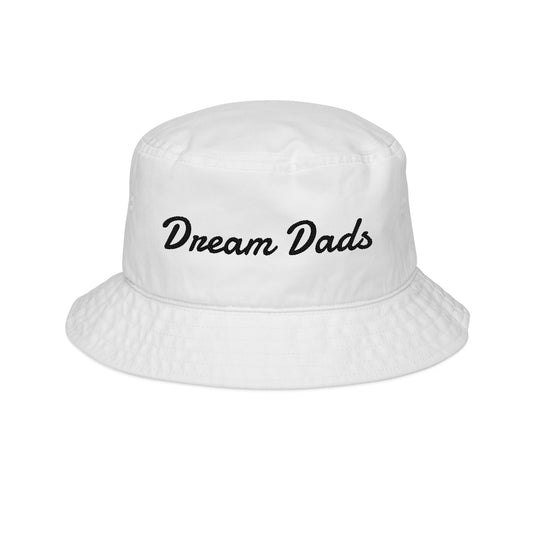 Dream Dads Embroidered Bucket Hat — Casual Dad Logo Sun Hat