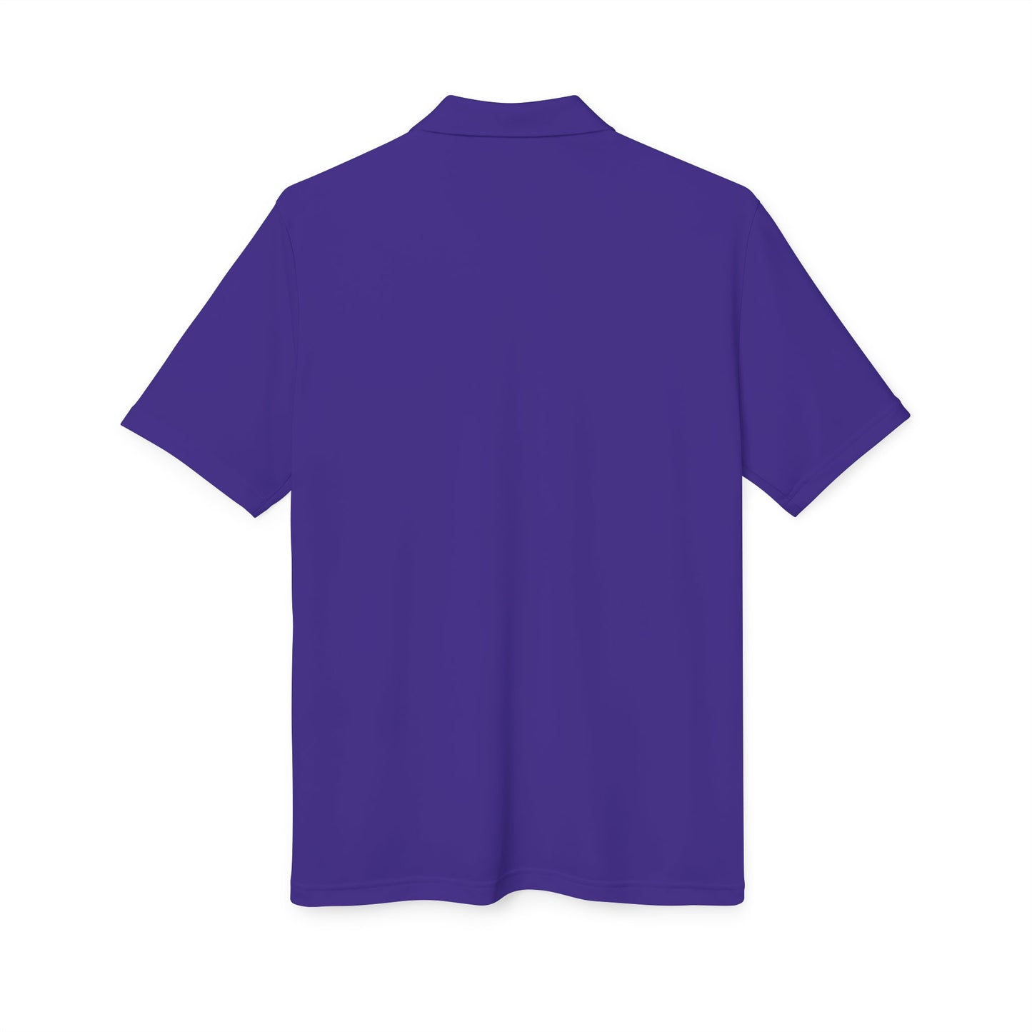 Orange Performance Polo with 'D' Chest Logo — Men's Golf & Team Shirt