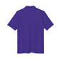 Orange Performance Polo with 'D' Chest Logo — Men's Golf & Team Shirt