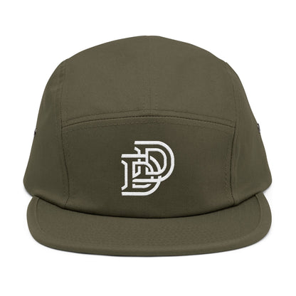 Embroidered D Logo 5-Panel Cap — Minimal Streetwear Hat