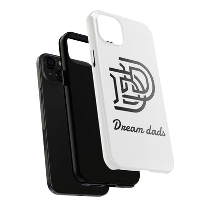 Dream Dads Tough Phone Case — Minimal Monogram DD Phone Cover for Fathers, Father’s Day Gift