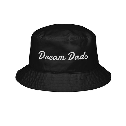 Dream Dads Embroidered Bucket Hat — Casual Dad Logo Sun Hat