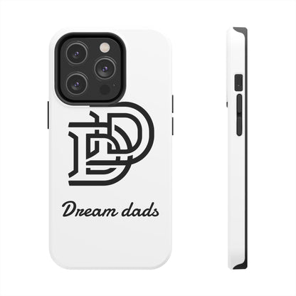 Dream Dads Tough Phone Case — Minimal Monogram DD Phone Cover for Fathers, Father’s Day Gift