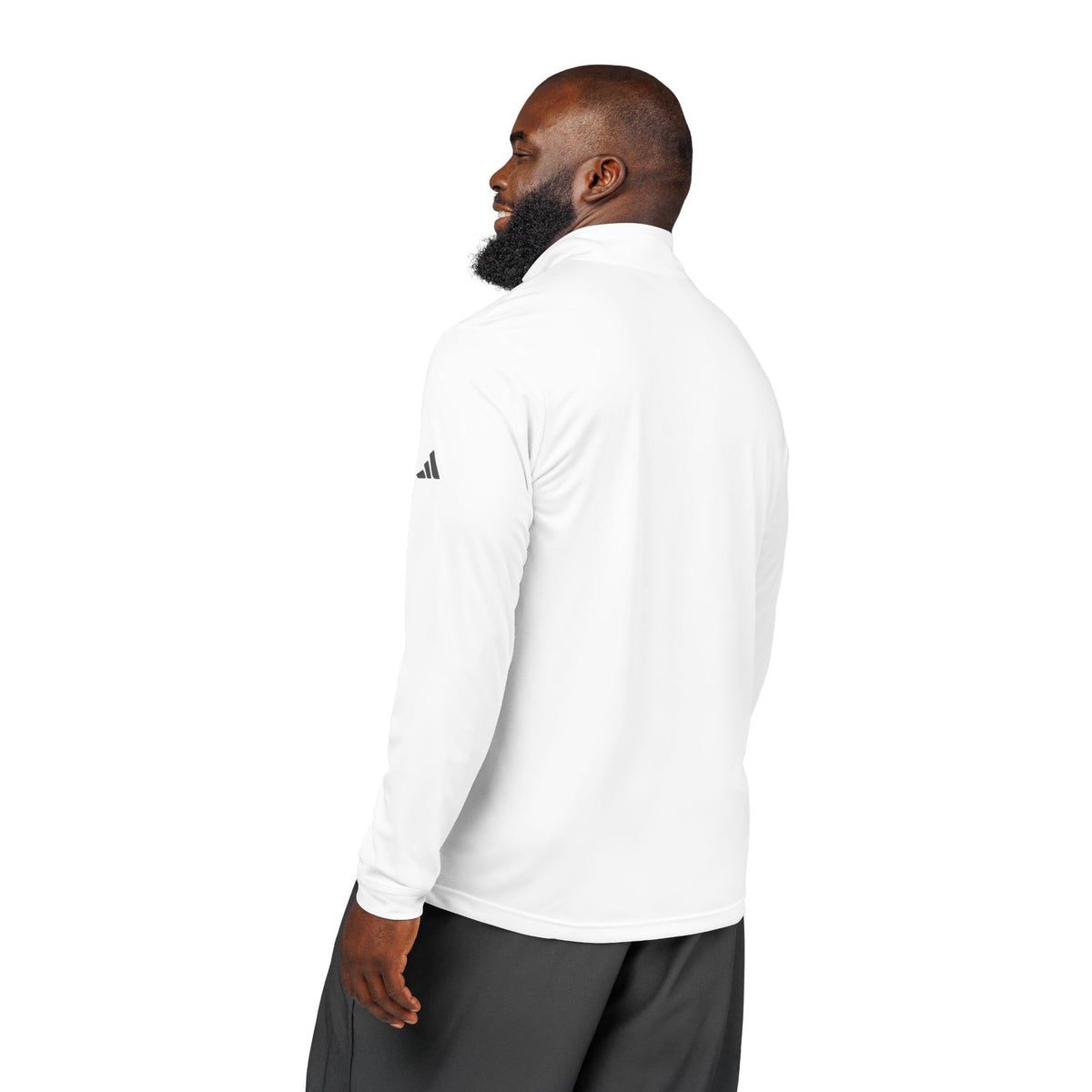 Embroidered Quarter-Zip Pullover x Adidas®