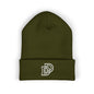 Embroidered Monogram Cuffed Beanie — Classic Initial D Knit Hat