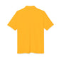 Orange Performance Polo with 'D' Chest Logo — Men's Golf & Team Shirt