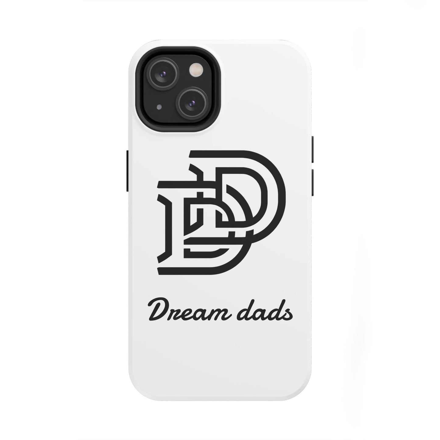 Dream Dads Tough Phone Case — Minimal Monogram DD Phone Cover for Fathers, Father’s Day Gift
