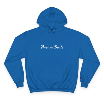 Dream Dads Hoodie — Minimal Script Front & Interlocking DD Back Pullover