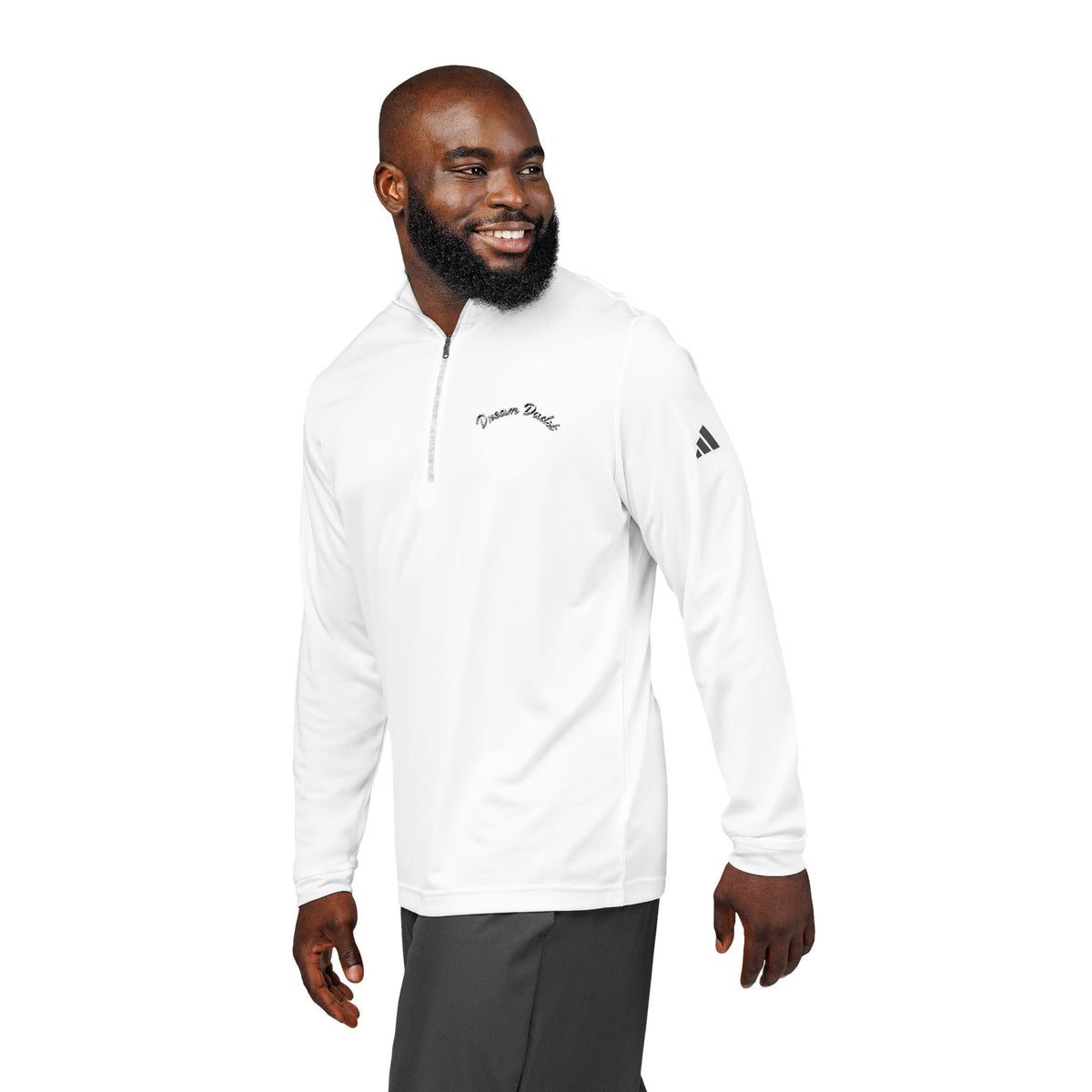 Embroidered Quarter-Zip Pullover x Adidas®