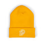 Embroidered Monogram Cuffed Beanie — Classic Initial D Knit Hat