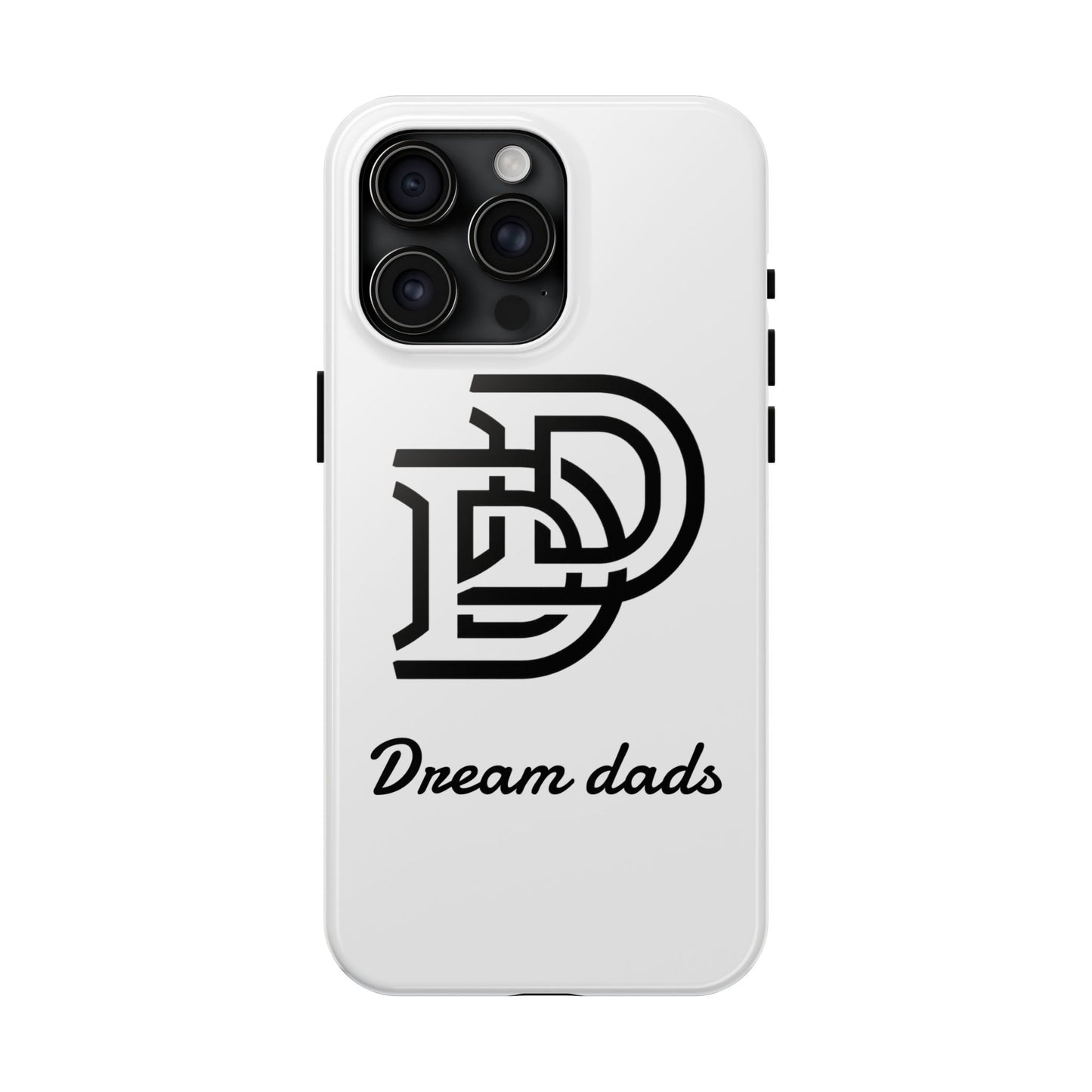 Dream Dads Tough Phone Case — Minimal Monogram DD Phone Cover for Fathers, Father’s Day Gift