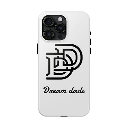 Dream Dads Tough Phone Case — Minimal Monogram DD Phone Cover for Fathers, Father’s Day Gift