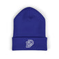 Embroidered Monogram Cuffed Beanie — Classic Initial D Knit Hat