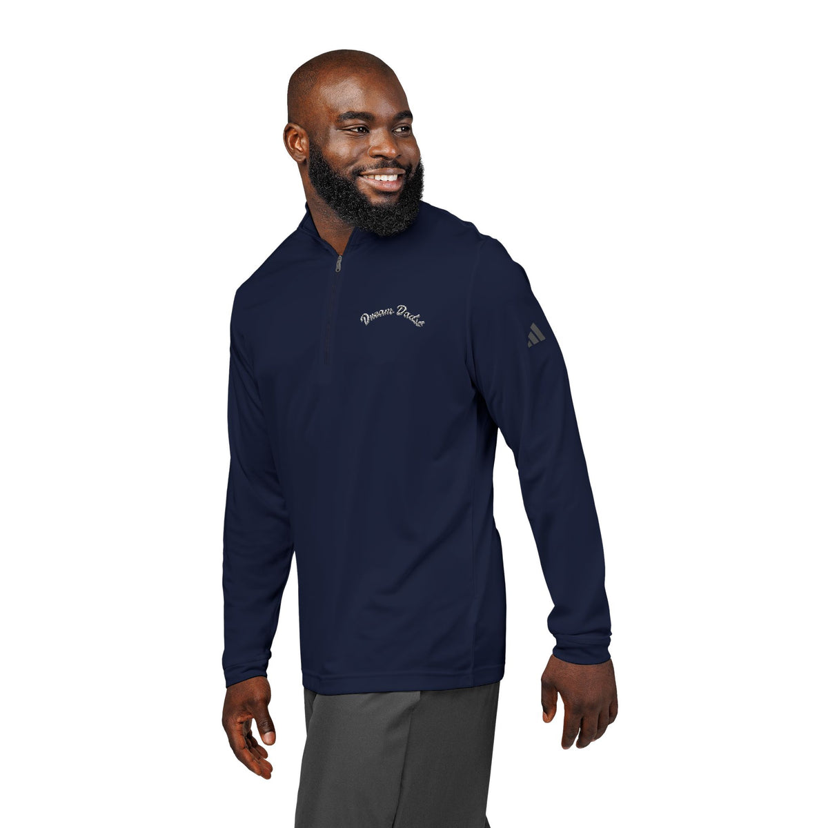 Embroidered Quarter-Zip Pullover x Adidas®