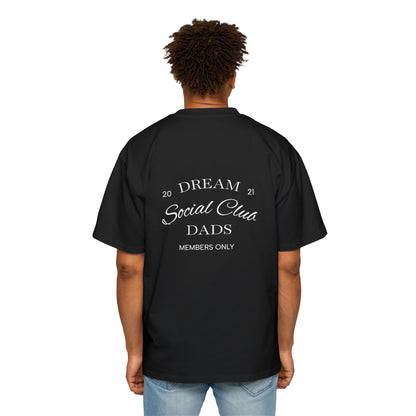 Dream Dads Tee — 'Dream Social Club Dads' Red Oversized Men's T-Shirt