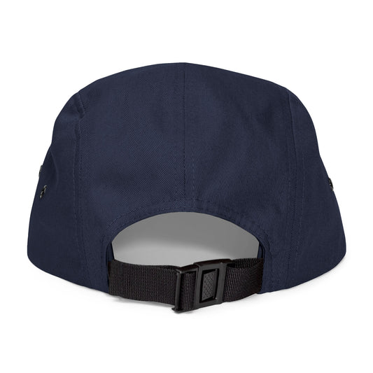 Embroidered D Logo 5-Panel Cap — Minimal Streetwear Hat