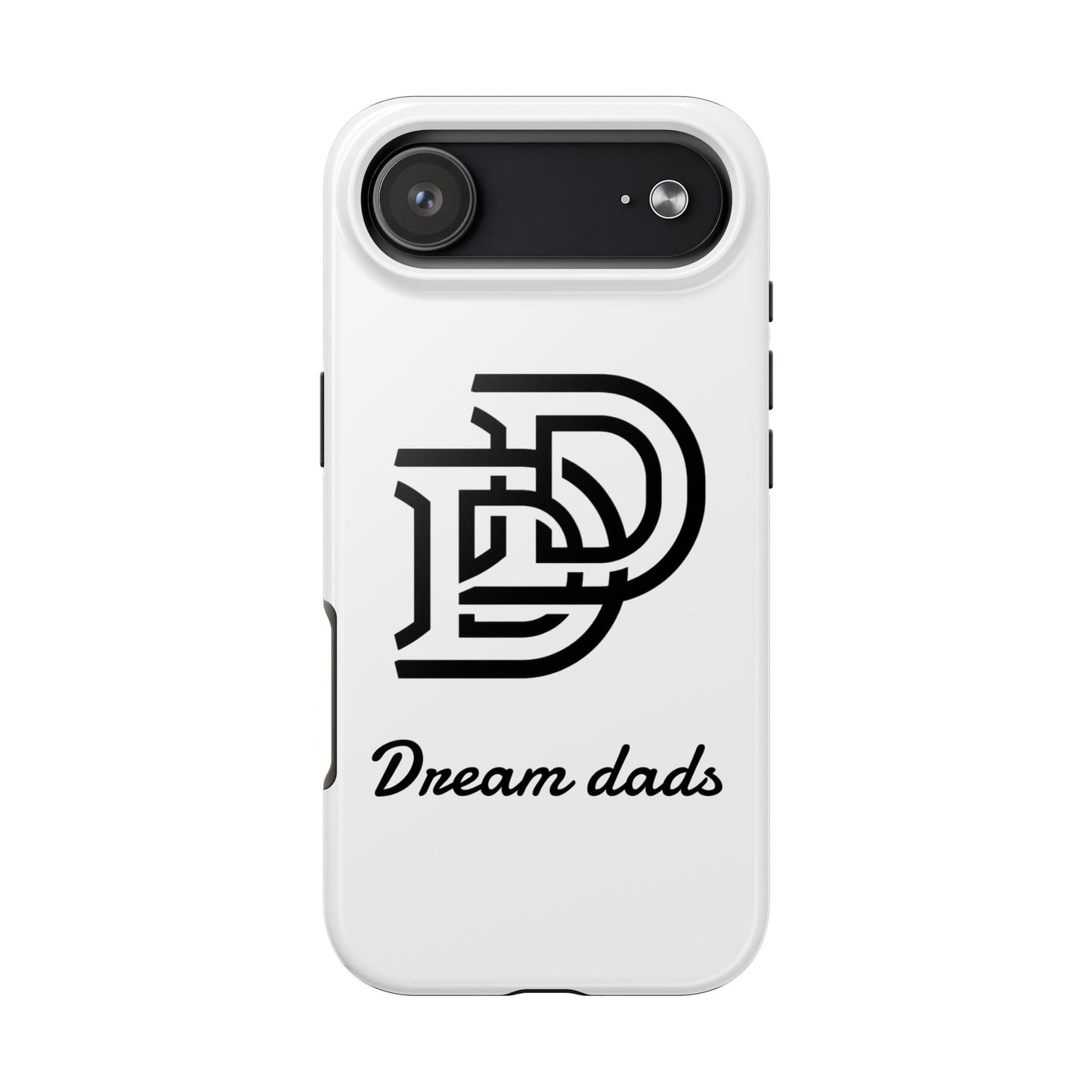 Dream Dads Tough Phone Case — Minimal Monogram DD Phone Cover for Fathers, Father’s Day Gift