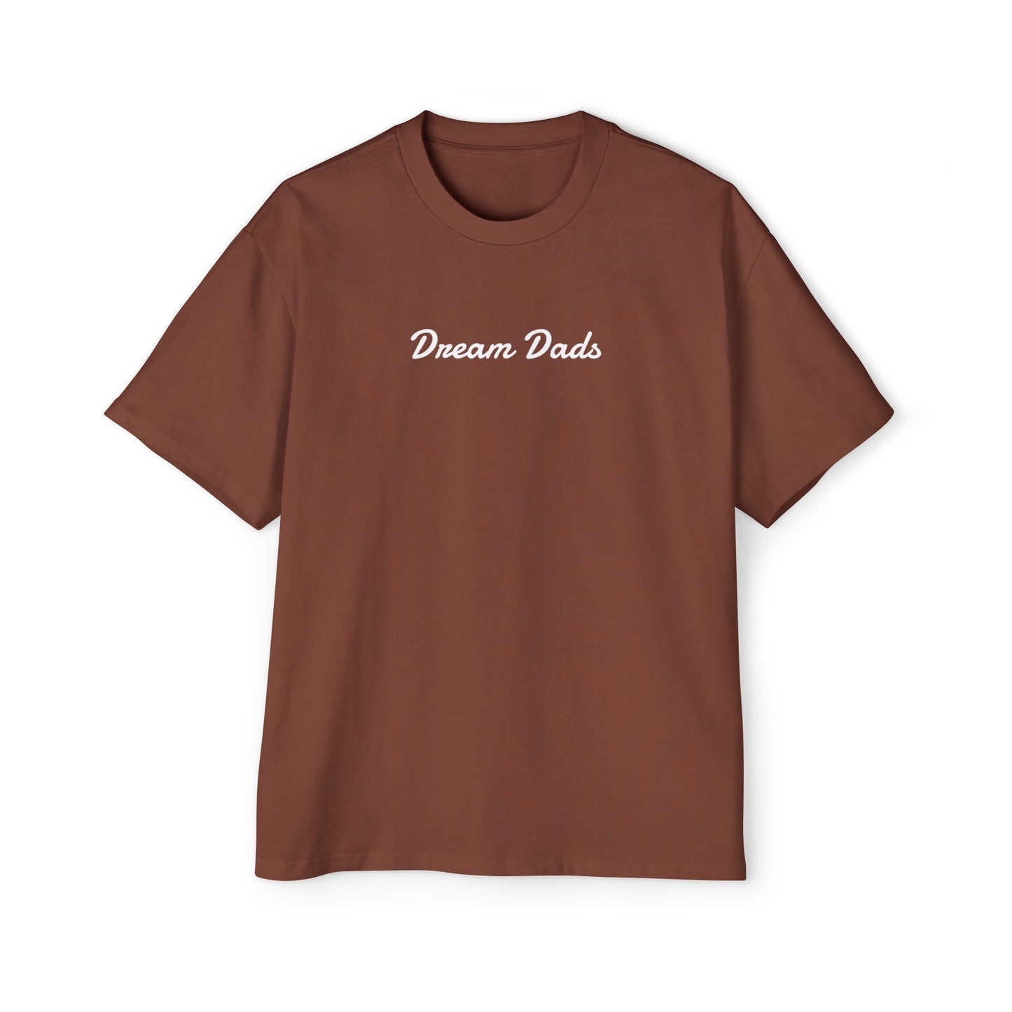 Dream Dads Tee — 'Dream Social Club Dads' Red Oversized Men's T-Shirt