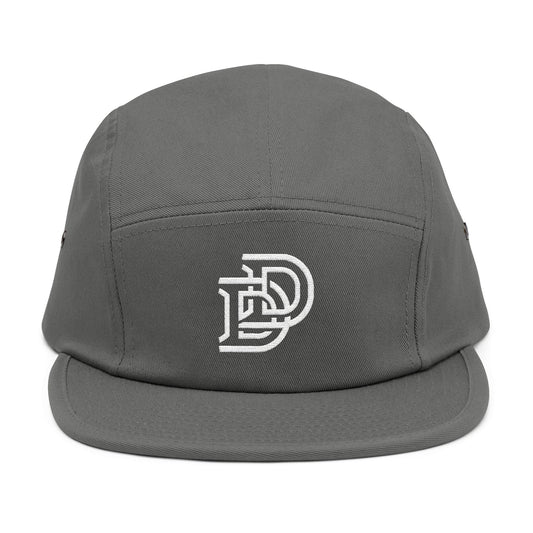 Embroidered D Logo 5-Panel Cap — Minimal Streetwear Hat