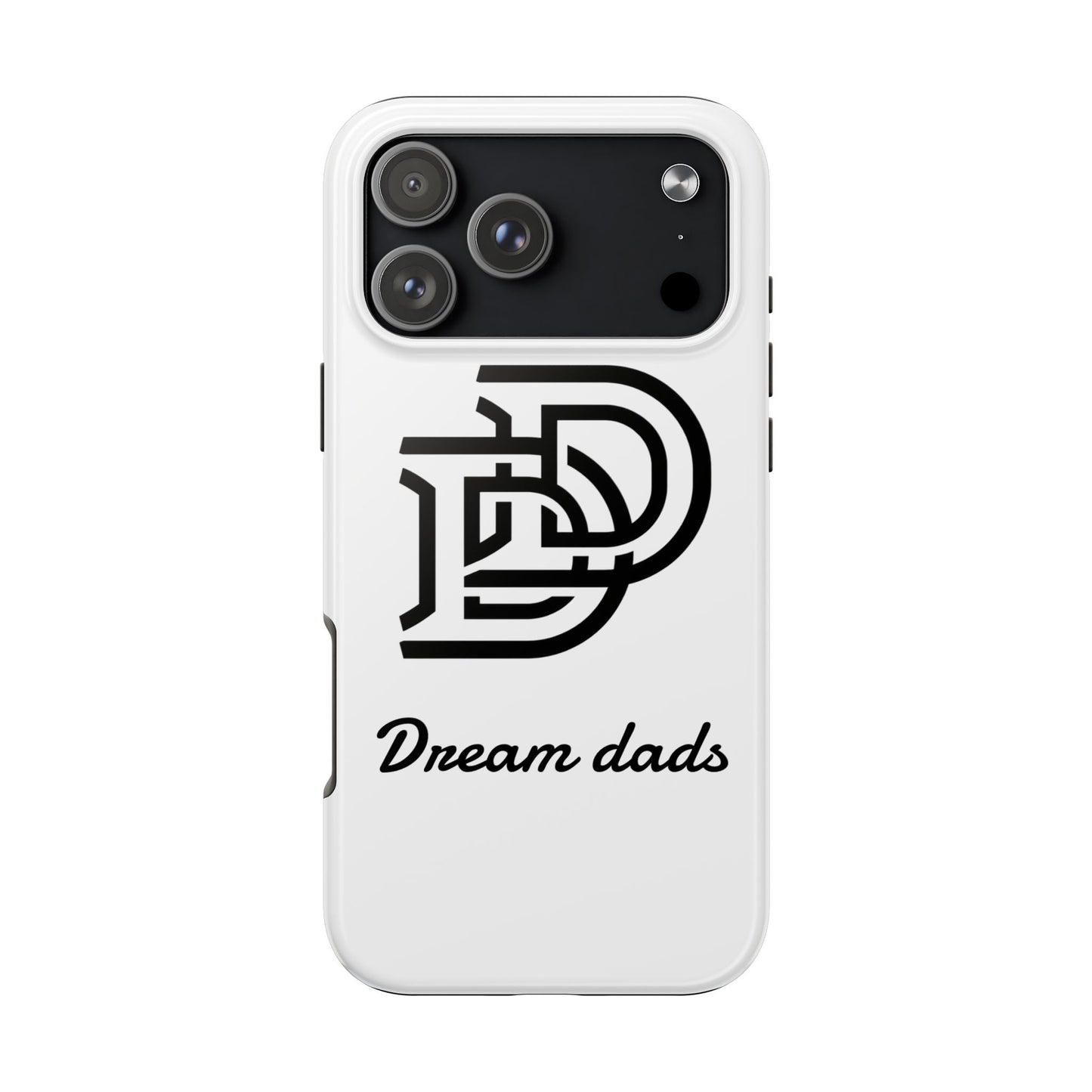 Dream Dads Tough Phone Case — Minimal Monogram DD Phone Cover for Fathers, Father’s Day Gift