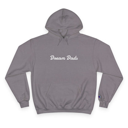 Dream Dads Hoodie — Minimal Script Front & Interlocking DD Back Pullover