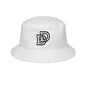 Embroidered DD Monogram Bucket Hat — Casual Streetwear Cap