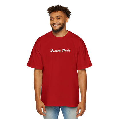 Dream Dads Tee — 'Dream Social Club Dads' Red Oversized Men's T-Shirt