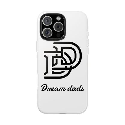 Dream Dads Tough Phone Case — Minimal Monogram DD Phone Cover for Fathers, Father’s Day Gift